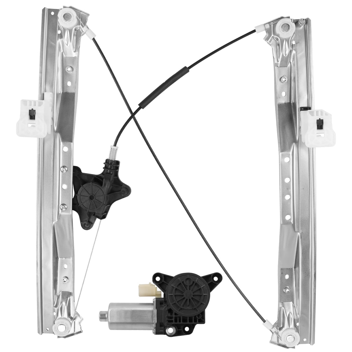 Obaee front left assembly front view showing complete replacement and restored window function