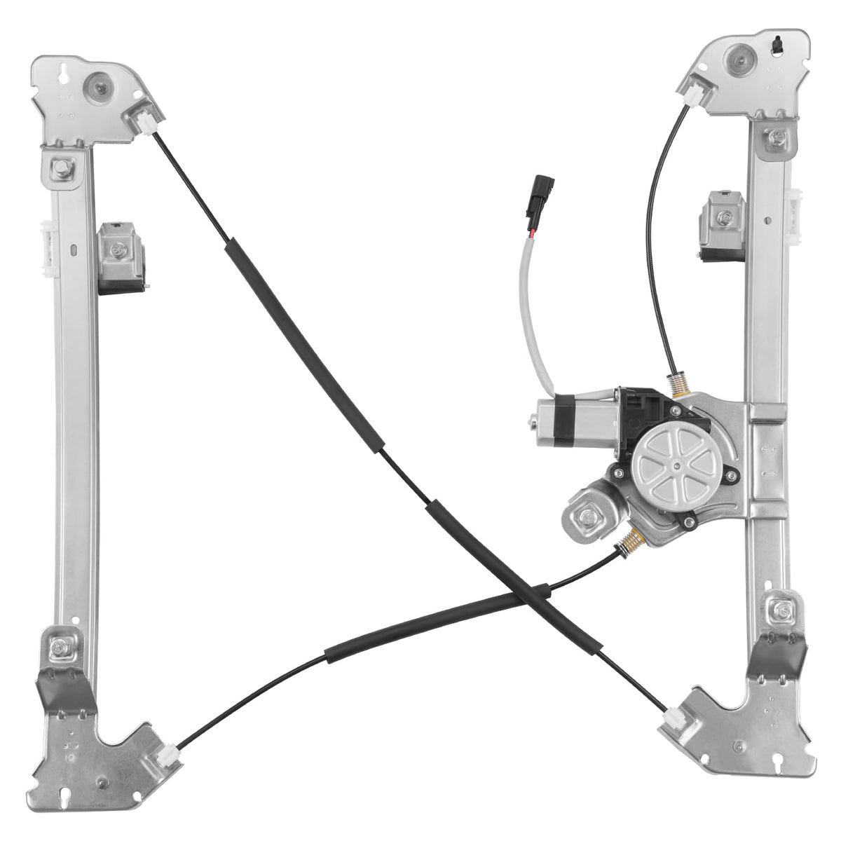 Obaee front right assembly overview showing full regulator and motor, ensuring correct fit