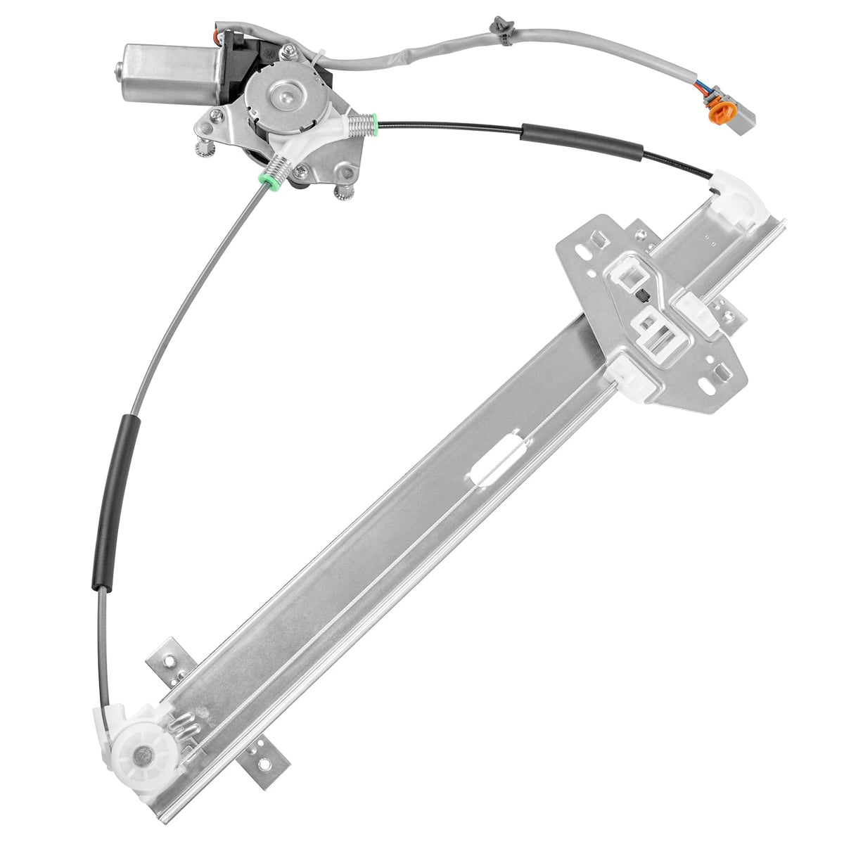 Obaee front right regulator assembly showing full part ready to install and restore function