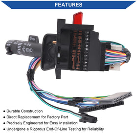 Obaee installed on steering column in Chevy, restores full signal and wiper control