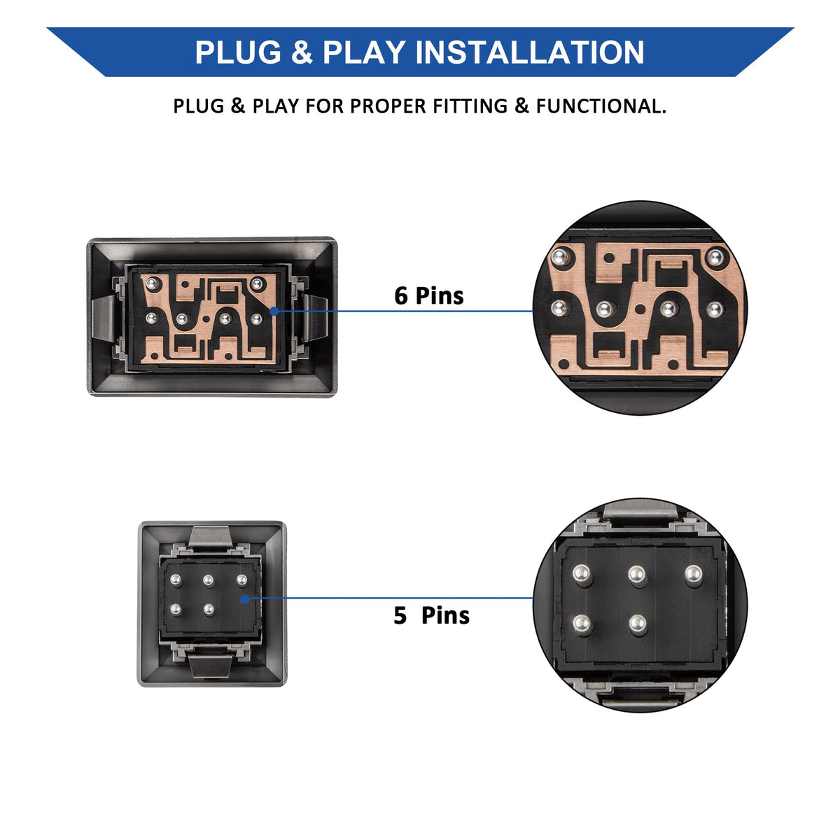 Obaee installed in door panel demonstrating seamless OEM look and functional control benefit