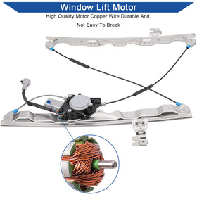 Obaee regulator installed in driver door, demonstrates restored smooth window operation