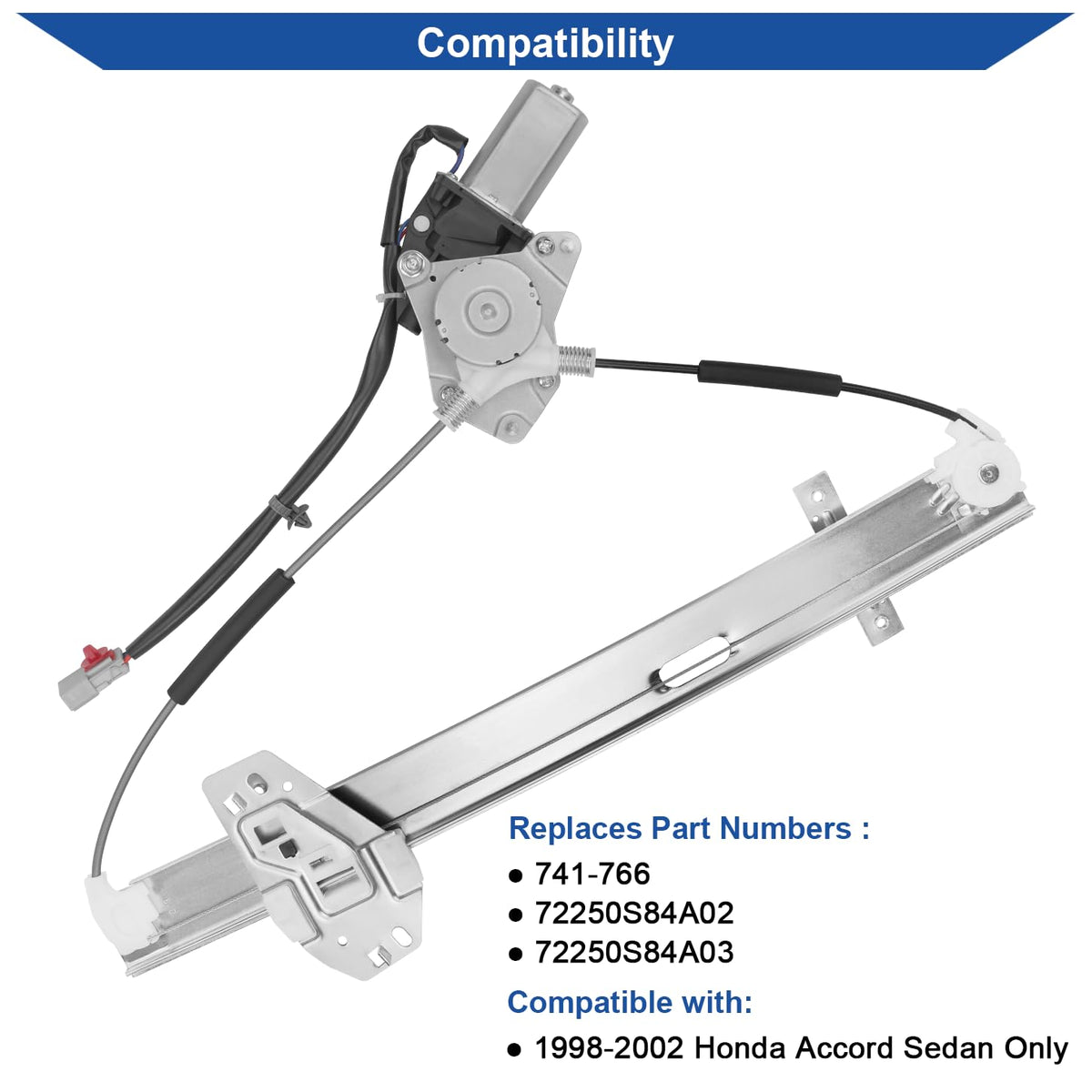 Obaee close-up of 4-pin motor connector for plug-and-play installation benefit