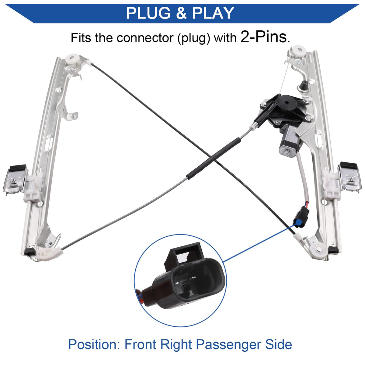 Obaee assembly mounted in vehicle door demonstrating simple installation benefit