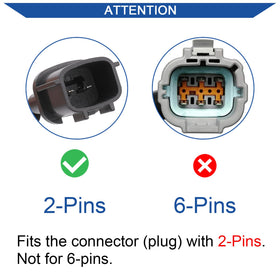 Obaee 2-pin connector detail displaying correct plug compatibility and easy plug-in