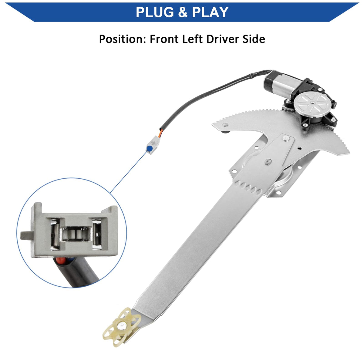 Obaee two-pin electrical connector detail for plug-and-play installation