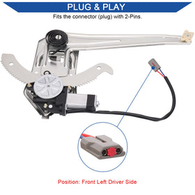 Obaee regulator side profile mounted on door illustrating correct alignment