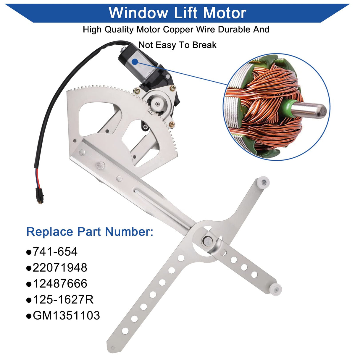 Obaee regulator track side profile illustrating cable and guide for smooth operation