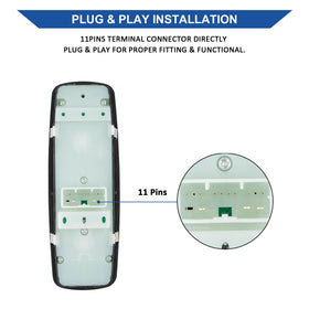Obaee switch rear housing showing mounting points for secure installation