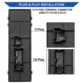 Obaee switch installed in Nissan door demonstrating restored control