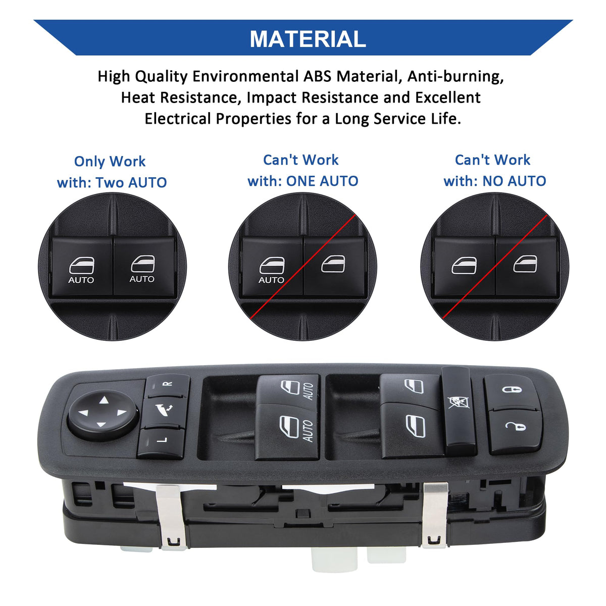 Obaee switch installed in Jeep door demonstrating plug-and-play benefit