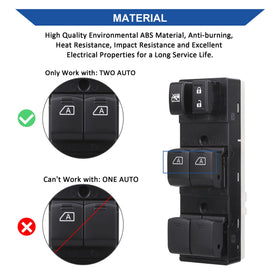 Obaee switch installed in Altima driver door demonstrating restored control