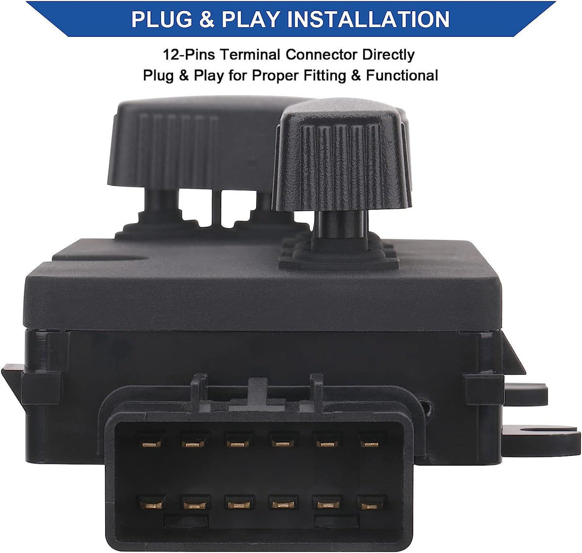 Obaee switch mounted in seat demonstrating straightforward plug-and-play install
