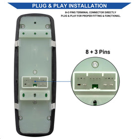 Obaee switch with removal tool and packaging for safe, complete installation