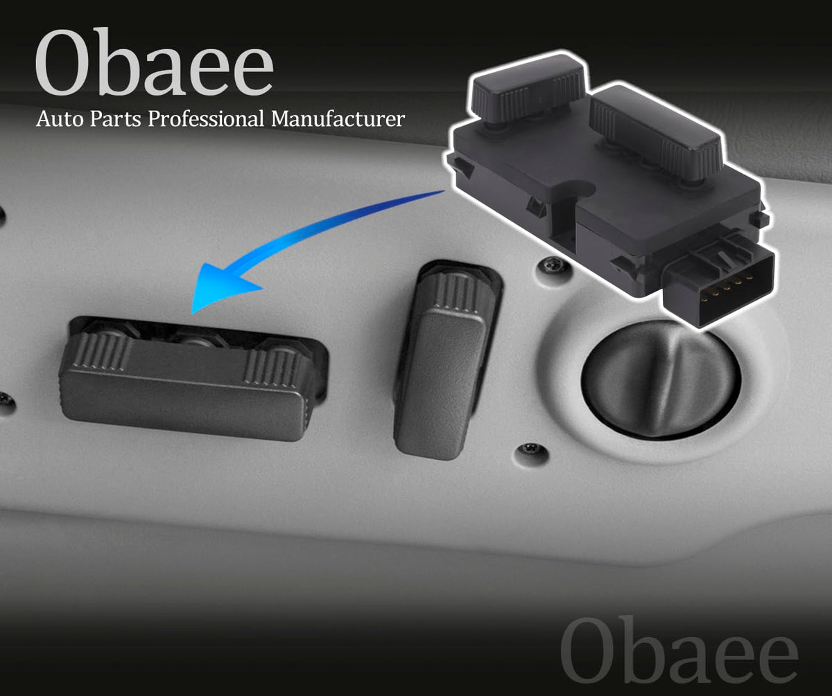 Obaee switch scale with ruler showing compact dimensions for correct fitment