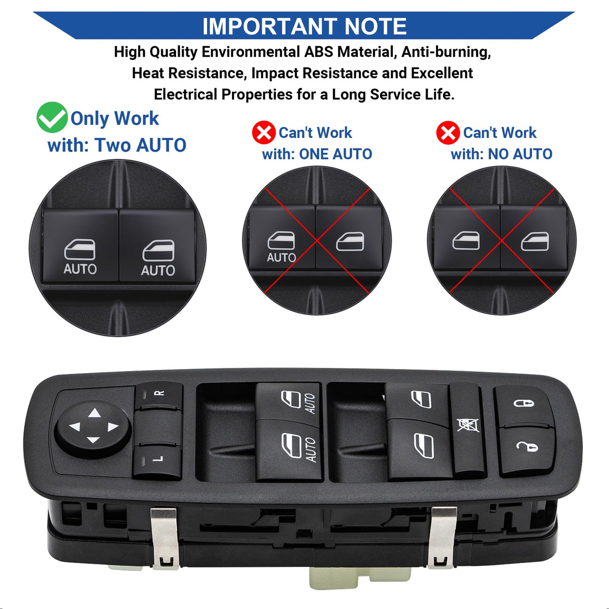 Obaee switch side profile showing button layout for quick driver control access