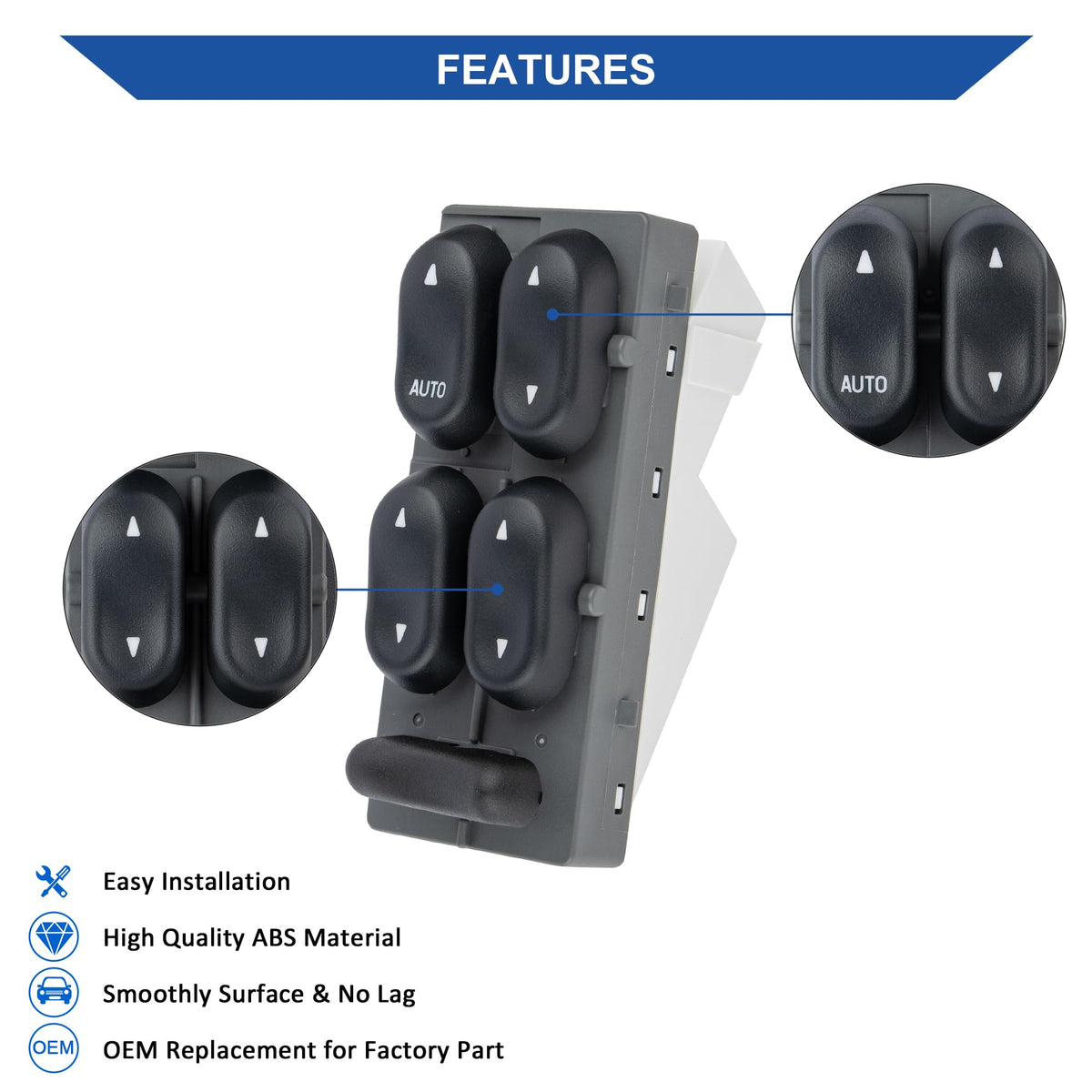 Obaee switch next to ruler showing scale for accurate sizing and fit benefit