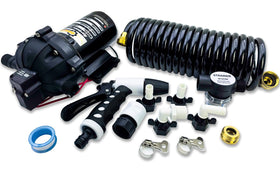 OBALOGI pump and full kit displayed, showing readiness and space-saving benefit
