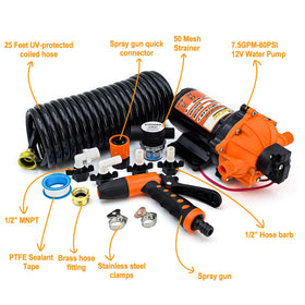OBALOGI UV-resistant hose and quick-connect trigger nozzle for easy control
