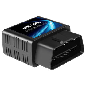OBDAFM plugged into harness showing simple plug-and-play installation benefit