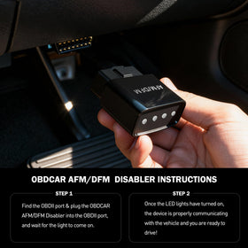 OBDCAR packaging and included manual showing what arrives and quick-start guidance