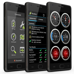 OBDLink LX pairing on Android phone screen, fast live data streaming