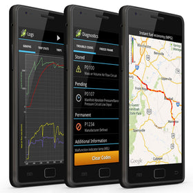 OBDLink LX plugged under dashboard, leaves port accessible and secure