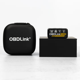 OBDLink MX+ connector close-up displaying pins and durable housing, precise fit