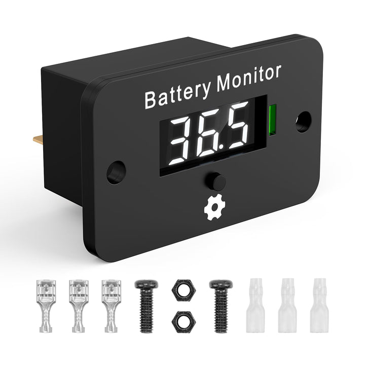 OBDResource front panel display showing clear voltage and capacity reading benefits quick checks