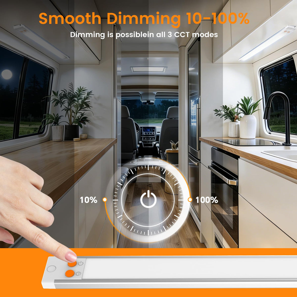 Obeaming aluminum backplate close-up for improved heat dissipation