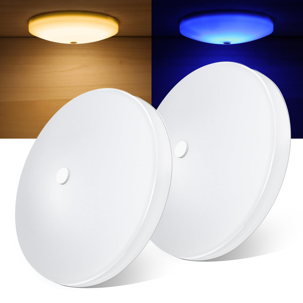 Obeaming front ceiling dome light showing clean finish and easy mount benefit