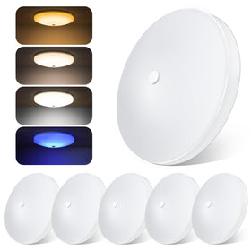 Obeaming front view ceiling light showing clean surface and even illumination benefit