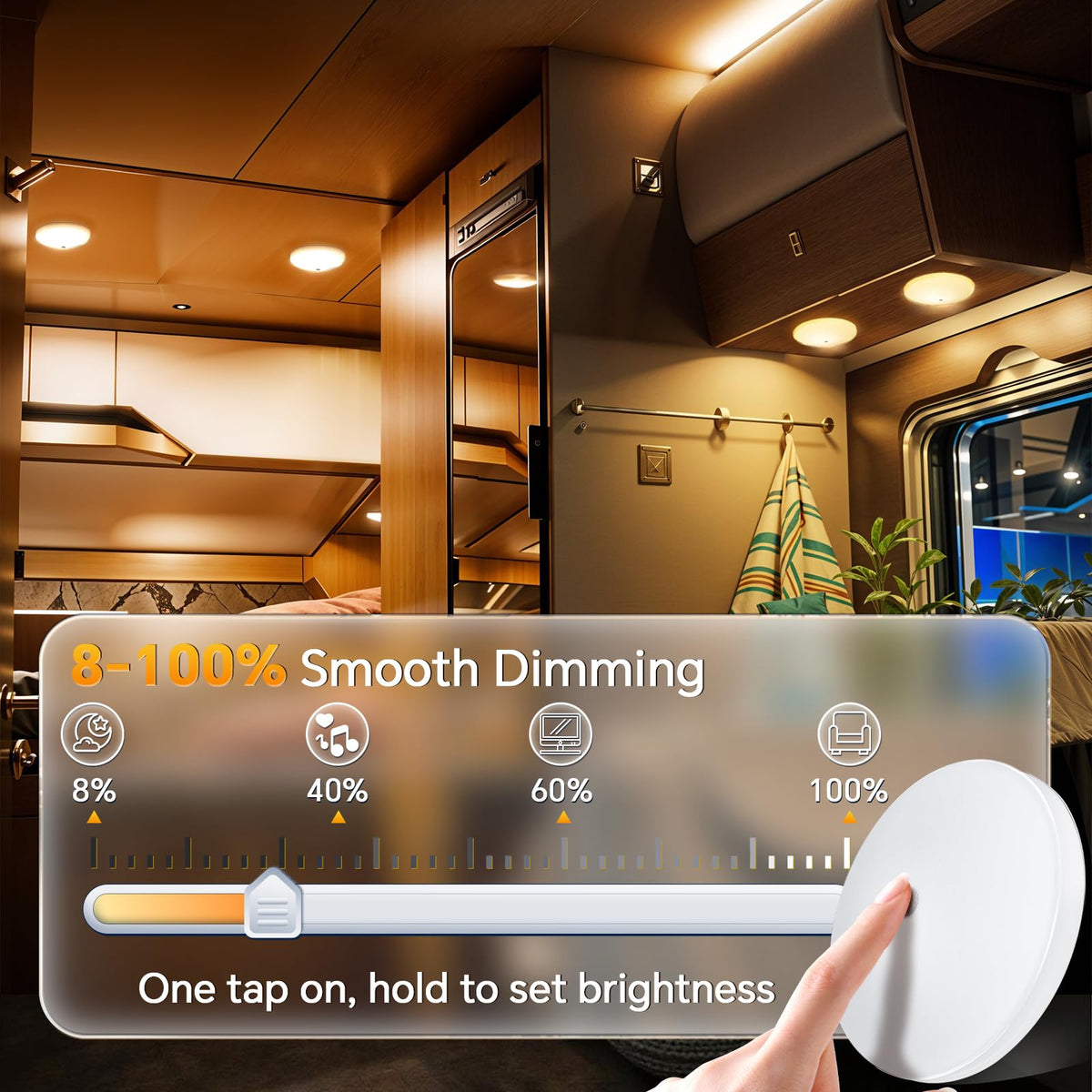 Obeaming frosted lens closeup highlighting soft light diffusion benefit