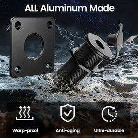 Obeaming installed on boat hatch illustrating marine-ready sealing and splash resistance