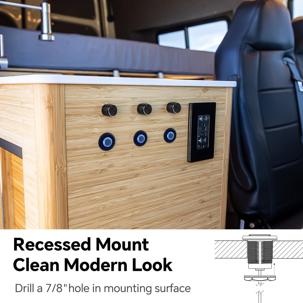 Obeaming packaging and contents displaying included hardware for ready installation benefit