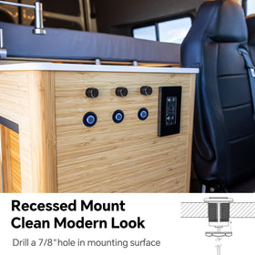 Obeaming packaging and contents displaying included hardware for ready installation benefit