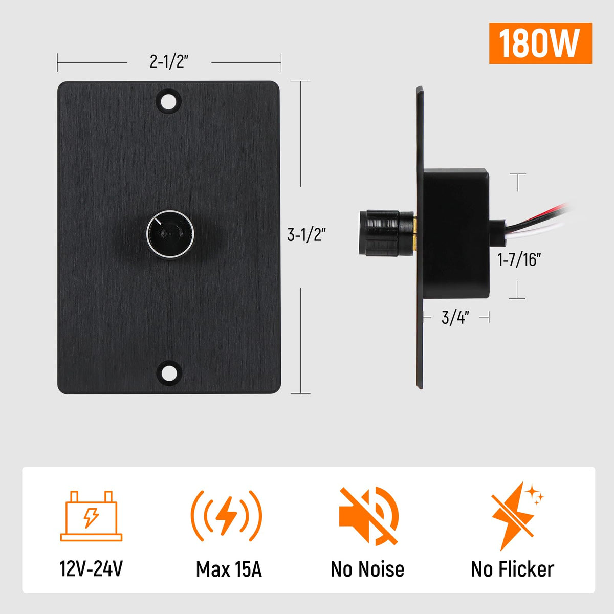 Obeaming rotary knob closeup highlighting tactile adjustment and precise dimming control