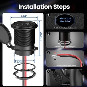 Obeaming rear wiring and backside view showing pre-connected leads for quick installation