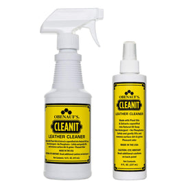 Obenauf's in-car application on seat highlighting safe interior care