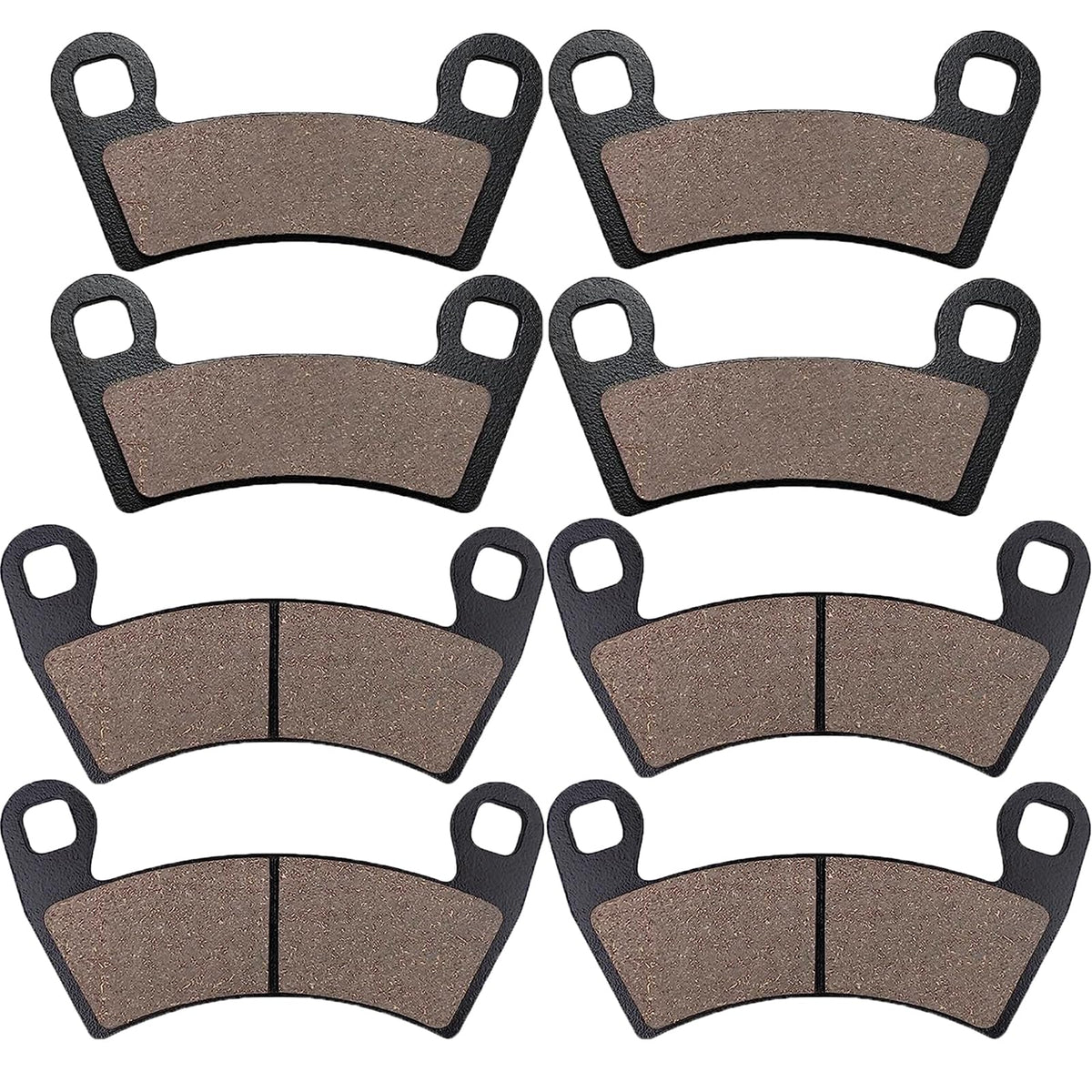 OCEAIR front brake pad close-up showing fit and durable backing for precise braking