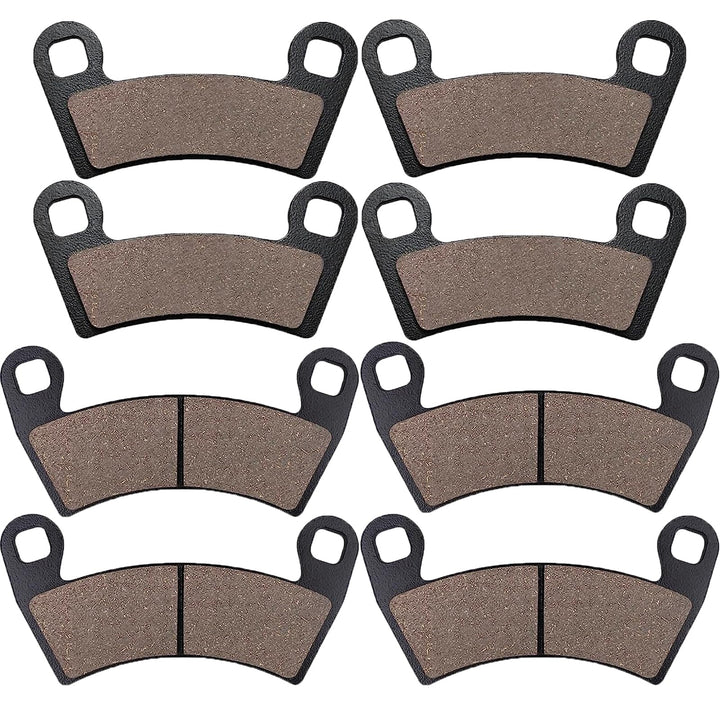 OCEAIR front brake pad close-up showing fit and durable backing for precise braking