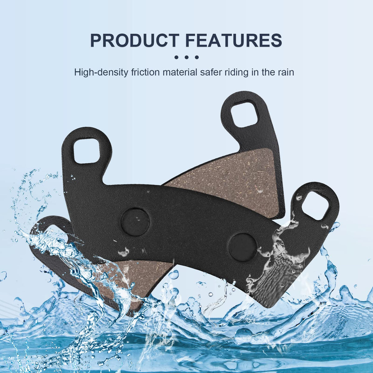 OCEAIR brake pads on an offroad Polaris in action showing reliable stopping performance