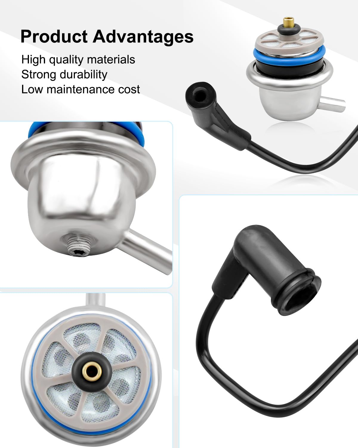 OCHIKI regulator close-up of metal finish for corrosion resistance benefit