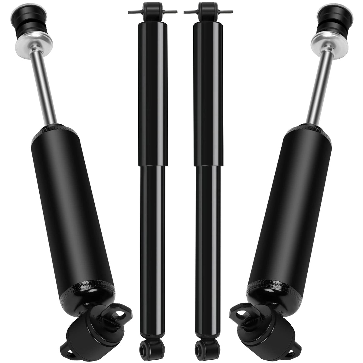 OCPTY front view of struts showing robust build and improved ride stability