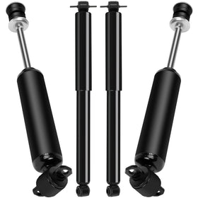 OCPTY front view of struts showing robust build and improved ride stability