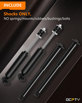 OCPTY struts installed at vehicle front improving handling and braking response