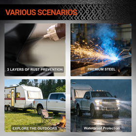 octora installed on a truck 2-inch receiver demonstrating quick fitment and stability