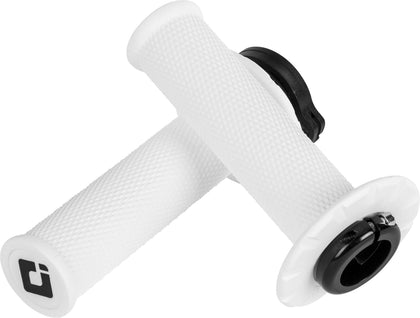 ODI no-waffle white grip front view showing comfort and enhanced control