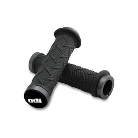 Old Dutch International ODI front view of black X-Treme Lock-On grip showing clamp and flange, improved control