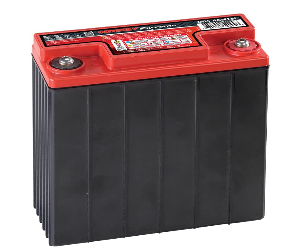 Odyssey ODS-AGM16L front label showing model and benefits for reliable power